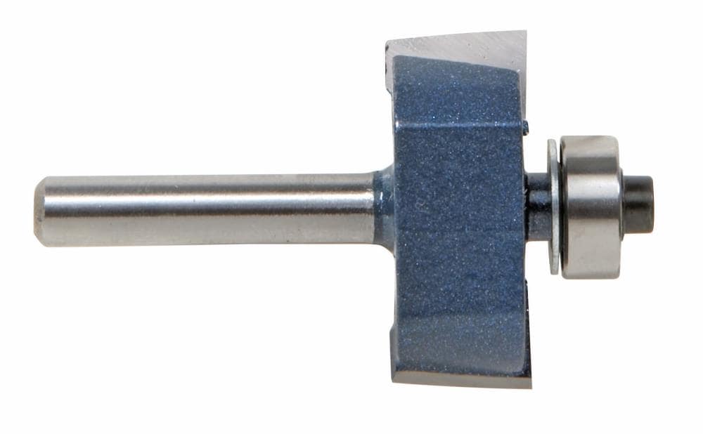 Broca para router Bosch de 1-3/8 pulgadas con punta de carburo para rebajes 85615MC