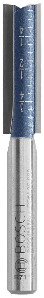 Fresa recta de carburo Bosch de 5/16 pulgadas para router 85224MC