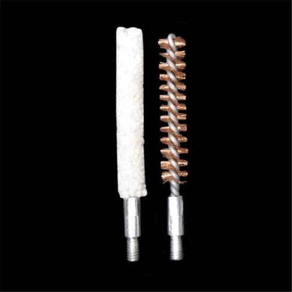 Cepillo y Trapo para Cañón 308-7.62 de Tac Shield TCSH 03976C - Cepillo de Bronce y Trapo Resistente; 0.25 pulg. - TCSH 03976C