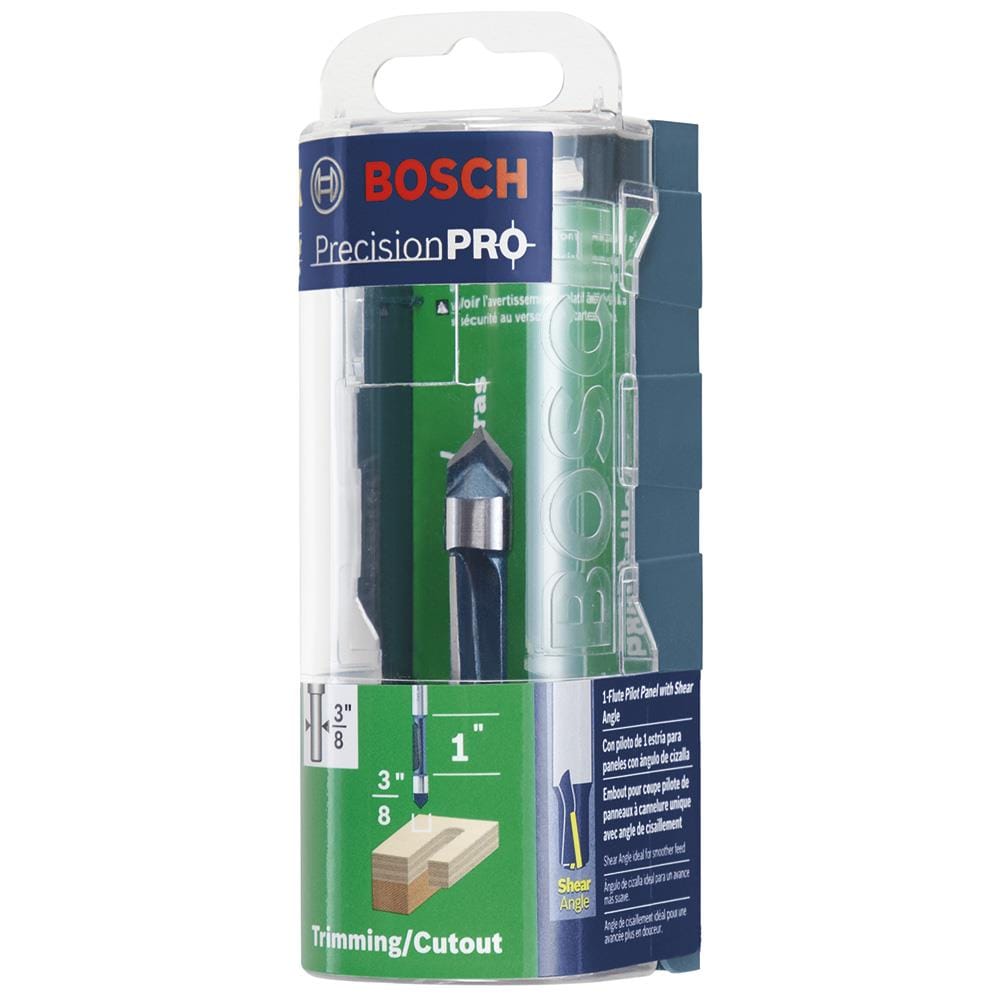 Broca para router de recorte con punta de carburo de 3/8 pulgadas Bosch 85245SMC