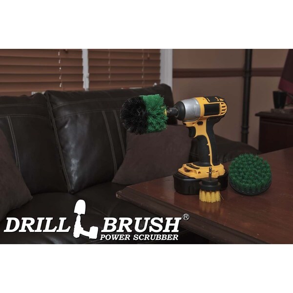 Cepillo de Taladro Power Scrubber de Useful Products, 5 pulgadas de ancho x 5 pulgadas de largo, Variedad - S-G4OY2-QC-DB