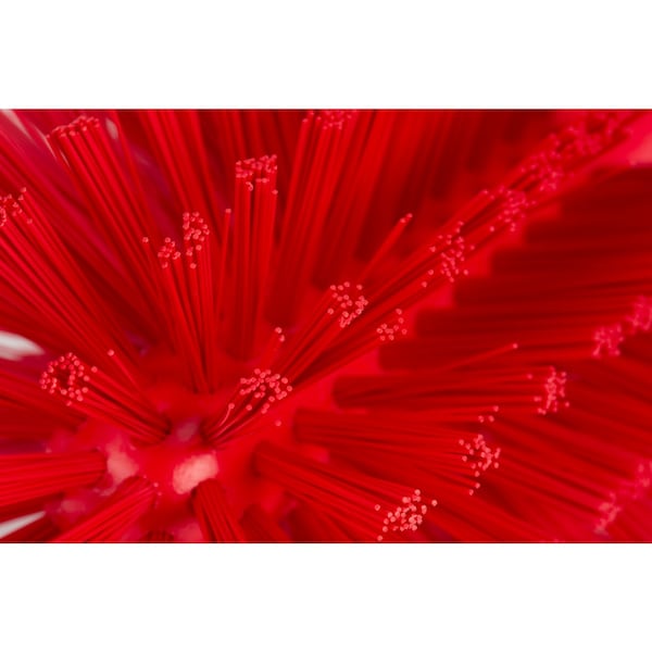 Cepillo para tubos y válvulas Sparta 4 in W, rojo, de polipropileno - 45004EC05