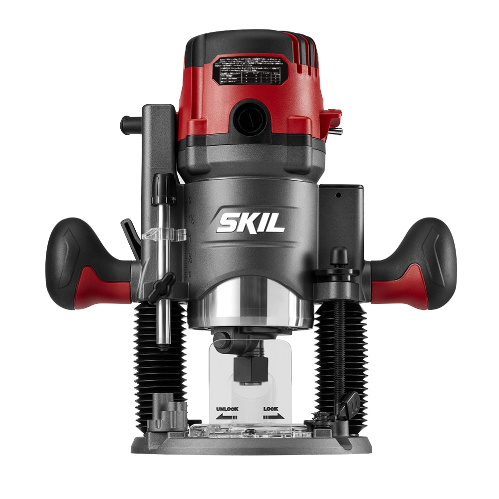 SKIL Combo Fijo/Sumergible Router de Velocidad Variable de 2.5-HP, 14-Amperes, 1/4-pulg y 1/2-pulg Modelo RT1322-00