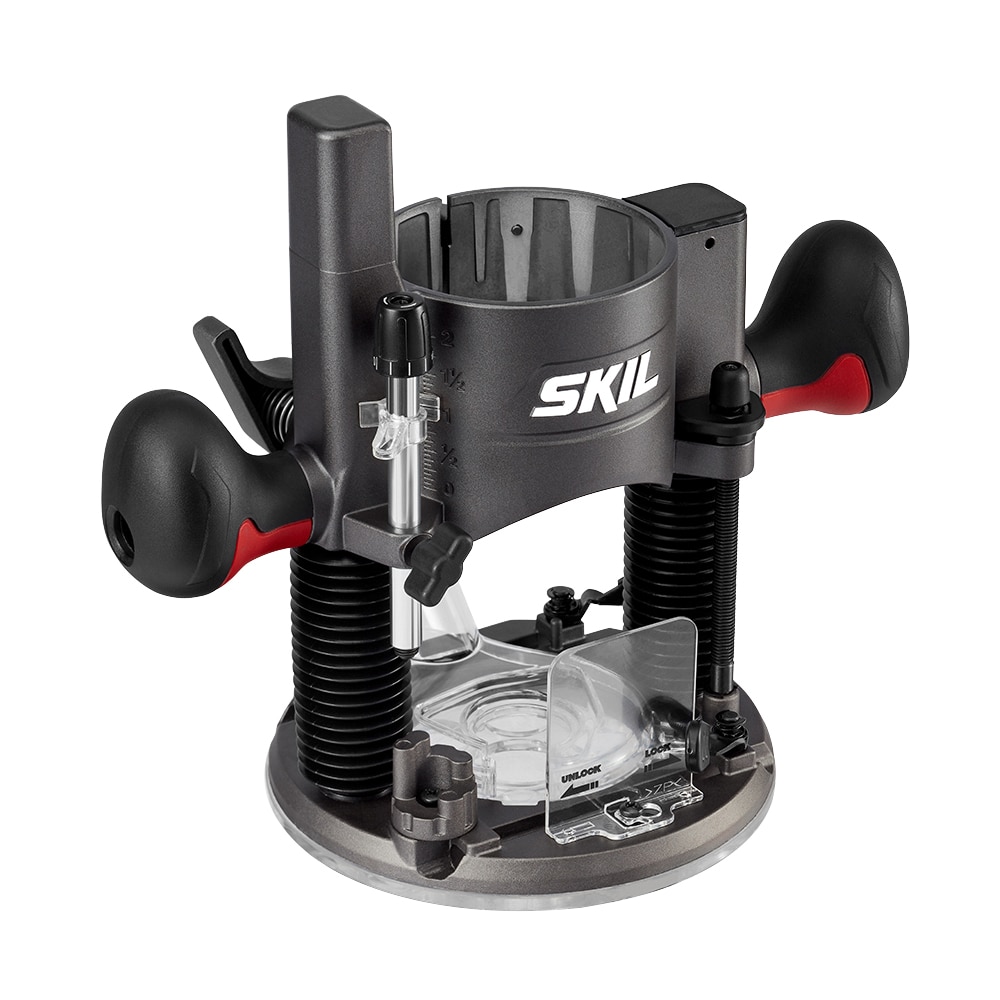 SKIL Combo Fijo/Sumergible Router de Velocidad Variable de 2.5-HP, 14-Amperes, 1/4-pulg y 1/2-pulg Modelo RT1322-00