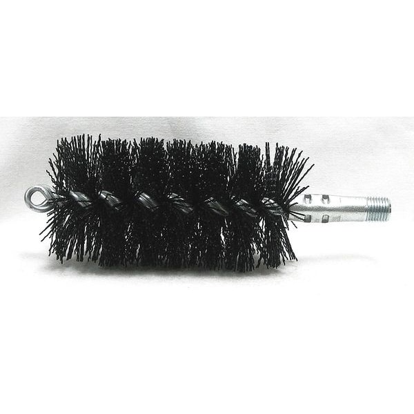 Cepillo de tubo Tough Guy, mango L no aplicable, cepillo de 5 pulgadas de largo, metal, longitud total de 7 1/2 pulgadas - 3EDK5
