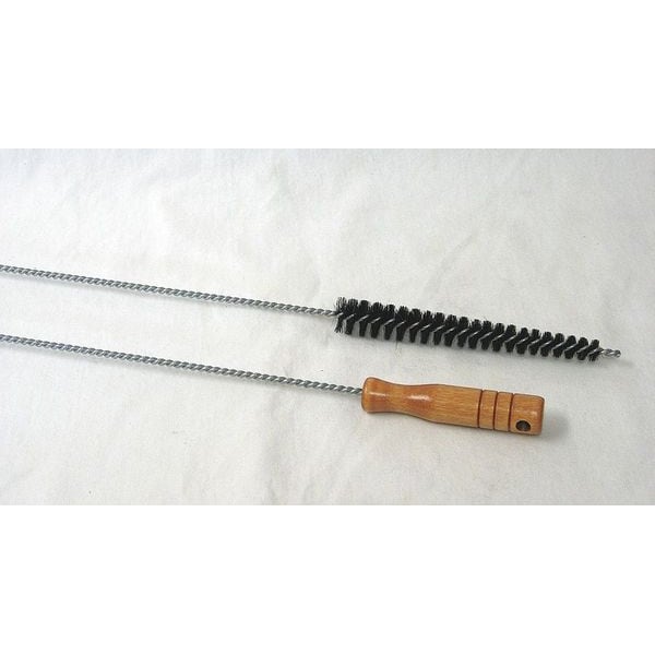 Cepillo para horno Tough Guy, mango de 23 pulgadas de largo, cerdas de 7 pulgadas de largo, negro, madera, alambre retorcido, 30 pulgadas de largo en total - 2XTD7