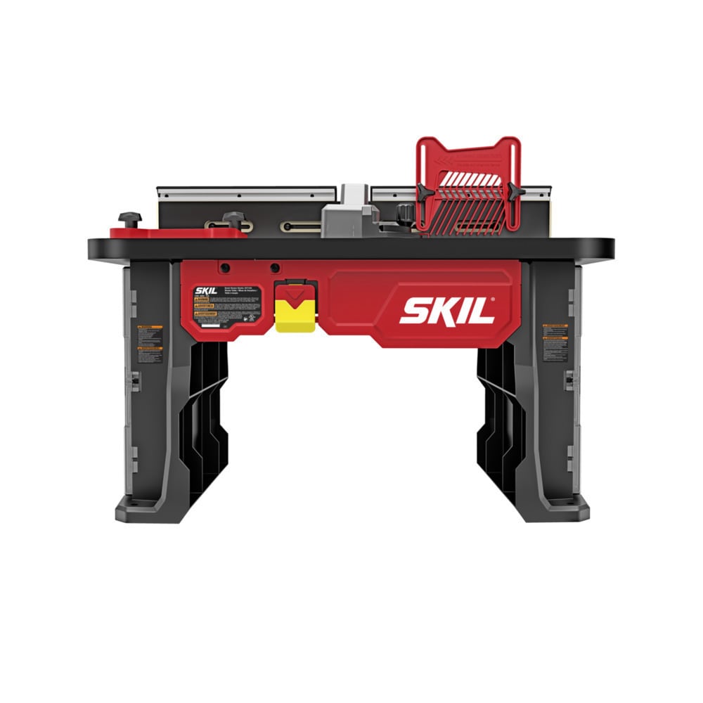 Enrutador fijo de velocidad variable de 10 amperios y 1.75 HP SKIL 1/4-in y 1/2-in con mesa y RT1323-01