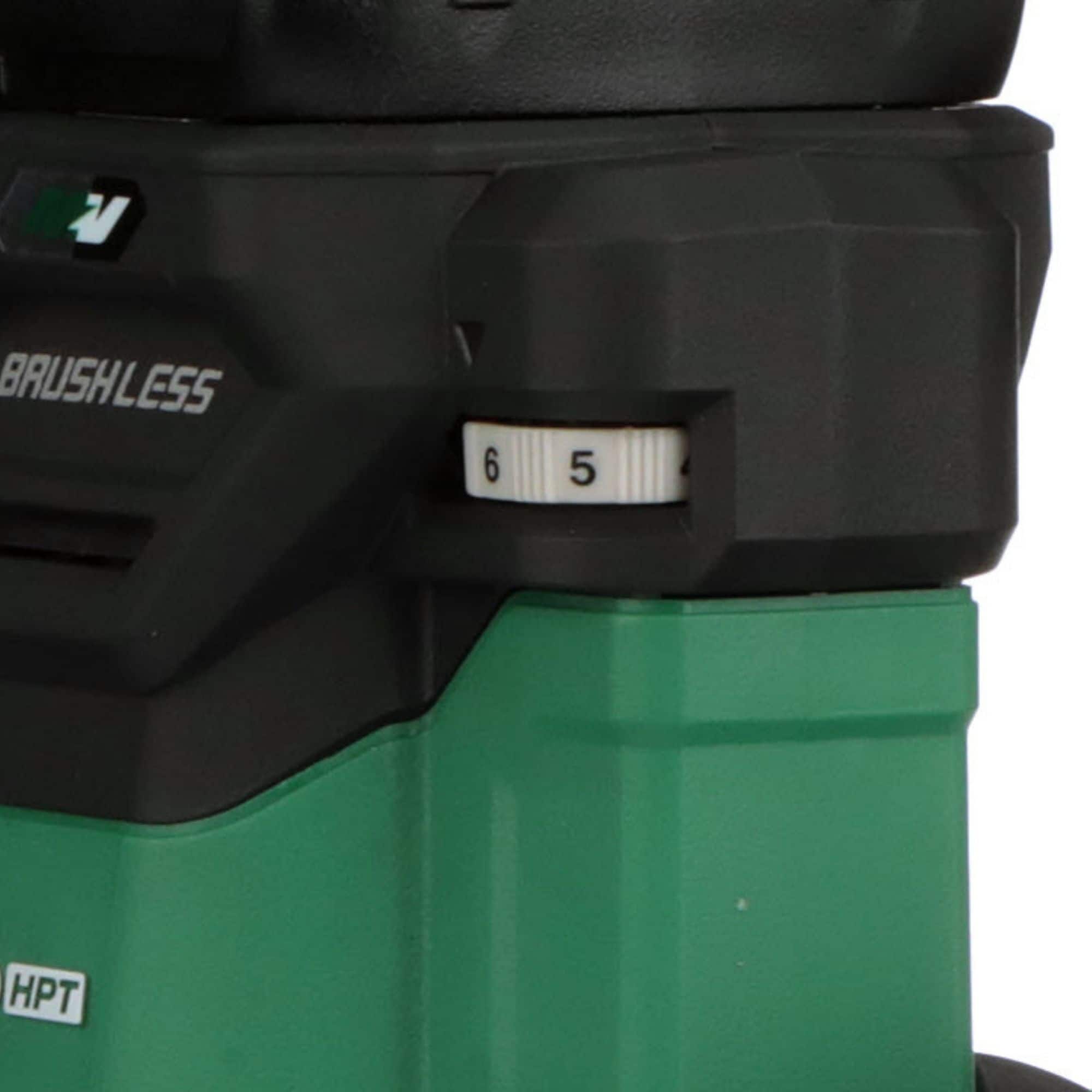Router inalámbrico sumergible de velocidad variable sin escobillas Metabo HPT 1/4 y 1/2 pulgadas 2-HP M3612DAQ4M