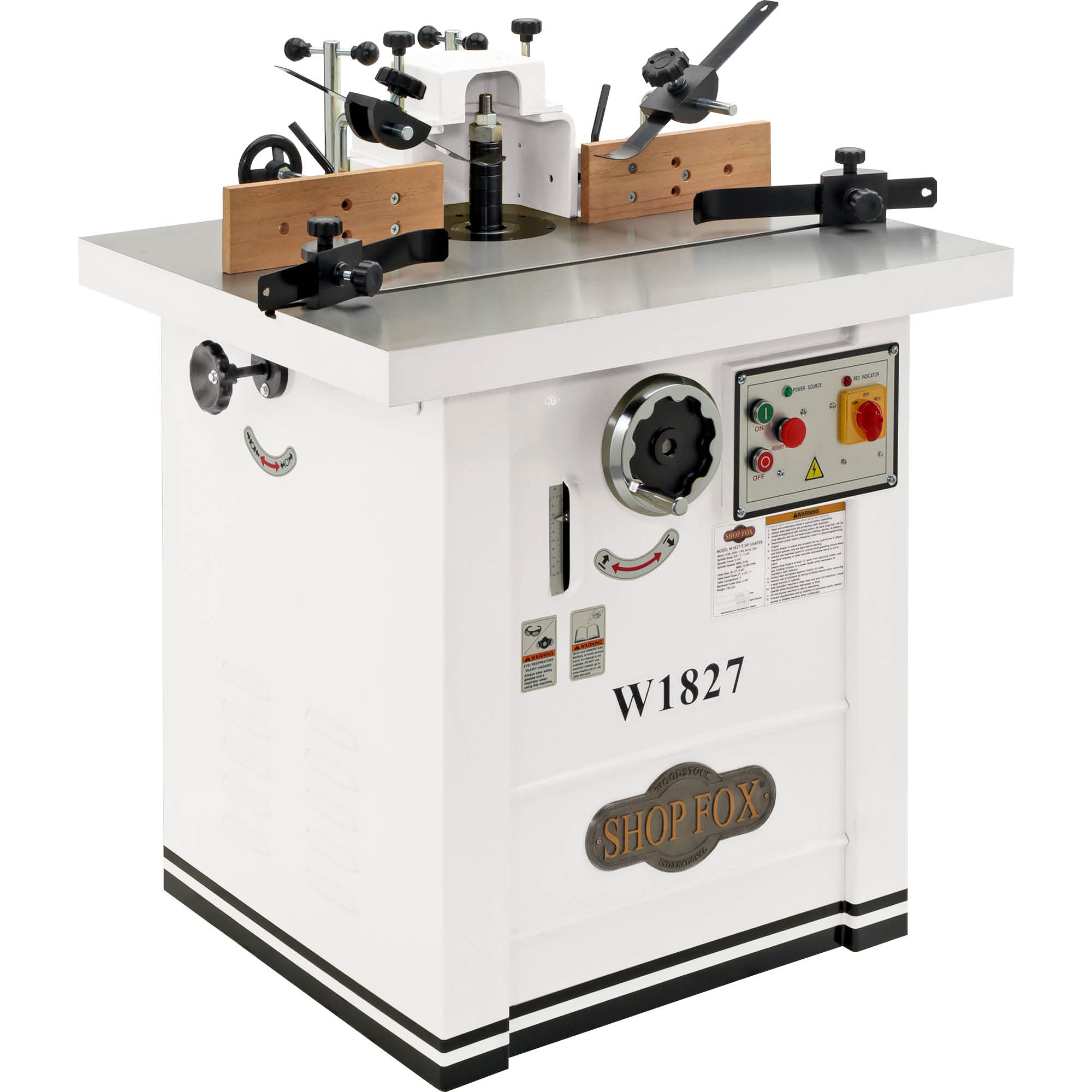 Shop Fox W1827 5-HP Shaper - Shop Fox W1827 enrutador de 5 caballos de fuerza