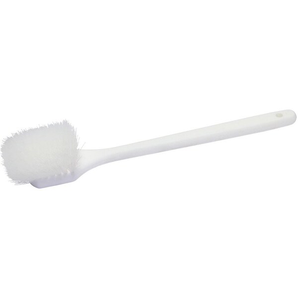 Cepillo Utensil Brush Man, Bloque Sintético de 20", Relleno de Nylon Blanco, Paquete de 12 - U99