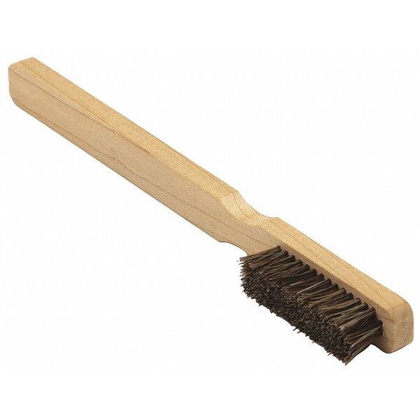 Cepillo Tanis Brush, Rasca, Mango de Madera, Cerdas de Caballo 4x15, Mango de 5-1/4 pulgadas de largo, Cepillo de 1-3/4 pulgadas de largo, Madera Dura - 00023.