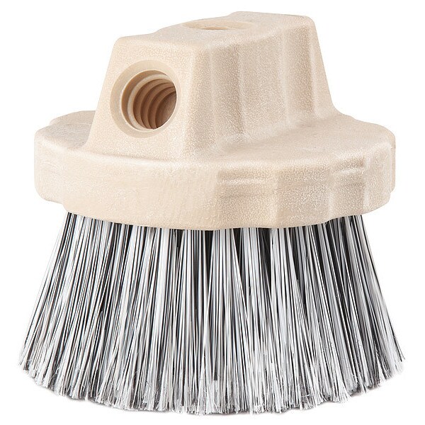 Cabezal de cepillo negro/blanco Harper de 4-1/4 pulgadas - H356