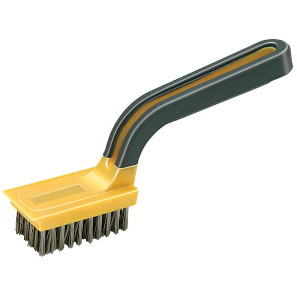 Brocha despojadora de acero inoxidable Allway 1-1/4" x 7" B-Series Wide, con mango suave - SB2