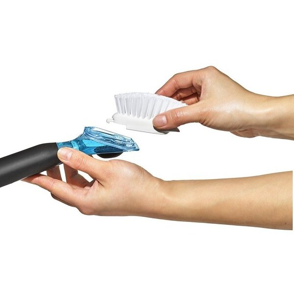 Recambio de Cepillo para trastes Oxo International Good Grips con dispensador de jabón, con cerdas de nylon - 12361200