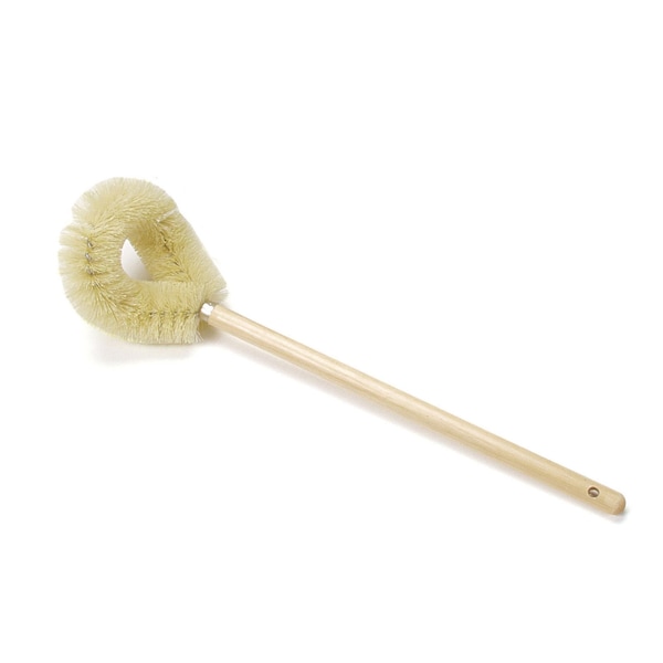 Cepillo para tazón Malish, 20 in, Tampico blanco, 20 in L Cepillo, blanco, madera - 190619SP