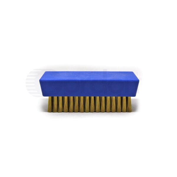 Brocha de bloque de plástico Gordon Brush 0.0045" con cerdas de latón, 4-1/4" x 2-1/2" - G1308BP