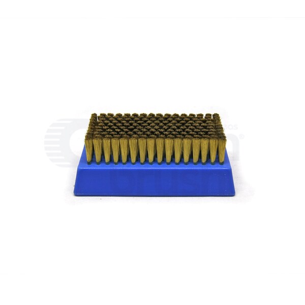 Brocha de bloque de plástico Gordon Brush 0.0045" con cerdas de latón, 4-1/4" x 2-1/2" - G1308BP