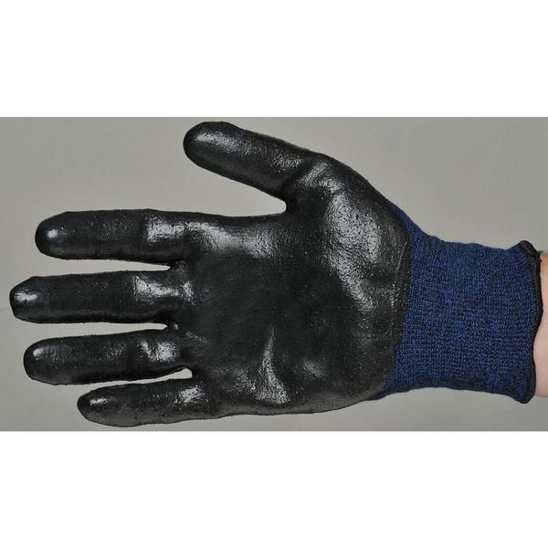 Guantes recubiertos resistentes a cortes Ansell, Nivel de corte A4, 13 ga, Azul, Talla S (8) - 97-505