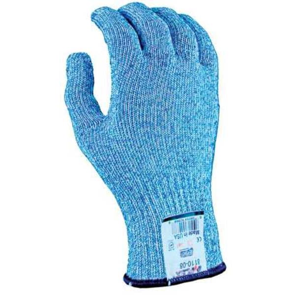 Guante resistente a cortes Showa, Nivel de corte A5, 10 g, Azul/Blanco, 8 - 8110-08