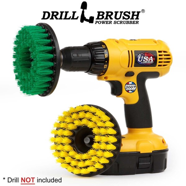 Accesorios de Cocina para Taladro Drillbrush - Limpieza de Ollas - Artículos de Limpieza - Cepillo para Taladro - 5IN-S-GY-H-DB