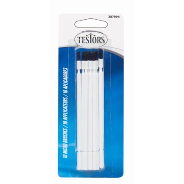 Kit de pinceles para manualidades y pasatiempos Testors Testor 223766 Blue Economy - Paquete de 10 - 223766