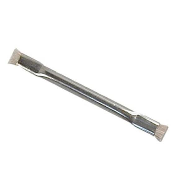Brocha Aplicadora de Cabello de Caballo y Acero Galvanizado Gordon Brush 1010HH .19 pulgadas cónicas .25 pulgadas planas - Paquete de 25 - 1010HH