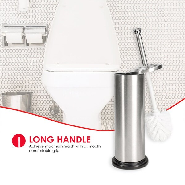 Home Basics 4.5 in W 4.5 in L Handle, Plata - ZOR96297