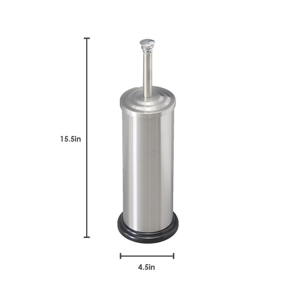 Home Basics 4.5 in W 4.5 in L Handle, Plata - ZOR96297