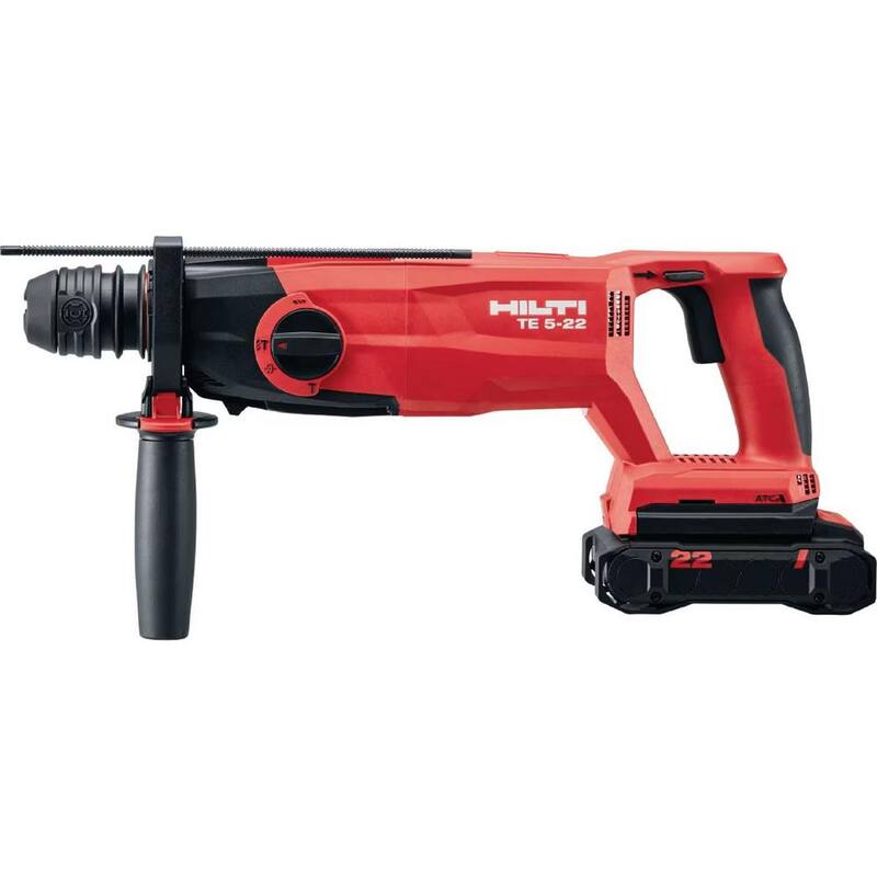 Martillo rotativo inalámbrico Hilti 22-Volt Nuron TE-5 de iones de litio (herramienta única) - 2327368.