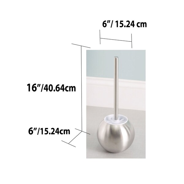 Home Basics 5.25 in W 5.25 in L Handle, Plateado - ZOR96247