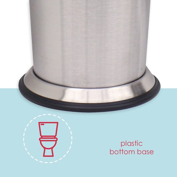 Cubiertos para el hogar Home Basics 4.5 in W 4.5 in L, color plateado - ZOR96295