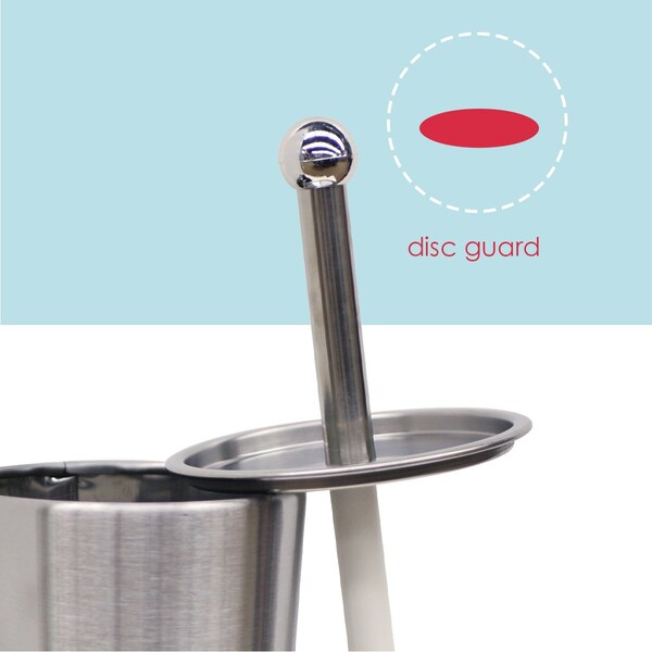 Cubiertos para el hogar Home Basics 4.5 in W 4.5 in L, color plateado - ZOR96295