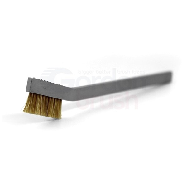 Gordon Brush 3x7 Hilera 0.006" Cerdas de Latón 0.016" Nylon con Mango de Plástico - 11HHAG-12