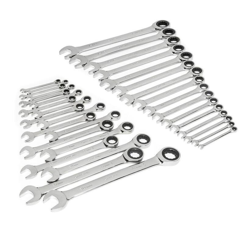 Juego de herramientas Husky para mecánicos profesionales con 1/4, 3/8 y 1/2 pulgadas de accionamiento (1200 piezas) - H1200MTSPO