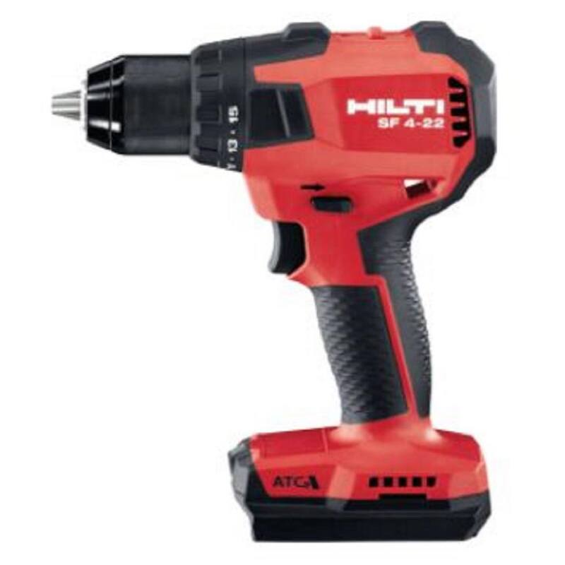Taladro inalámbrico compacto sin escobillas Hilti 22-Volt NURON SF 4 ATC de 1/2 pulgadas con batería de iones de litio (solo herramienta) - 2253847