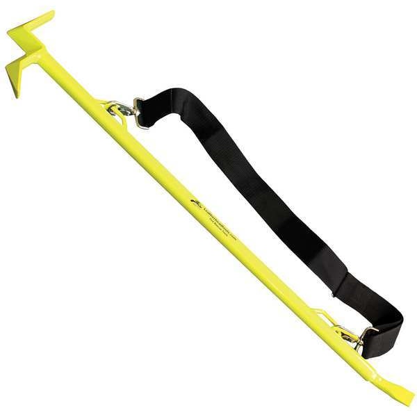 Leatherhead Tools NY Hook, 3 ft. HiViz Lime, w/ Chisel End & Strap - NYHL-3-S