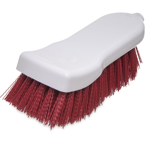 Cepillo para Tabla de Cortar Roja Carlisle Foodservice 6"x2.5", Paquete de 12- 40521EC05