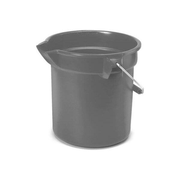 Cubeta Redonda Comercial Rubbermaid de 14QT - FG261400GRAY Gris
