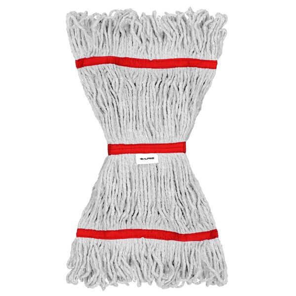 Cabeza y Cola de Trapos de Algodón de 16oz con Banda de 1 pulgada de Alpine Industries, Rojo, 3 Piezas - ALP301-01-1R-3PK