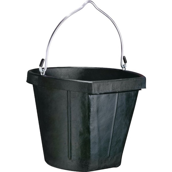 Cubeta Fortex Fortiflex, Fortalloy de hule/HDPE, Negro - B600-18