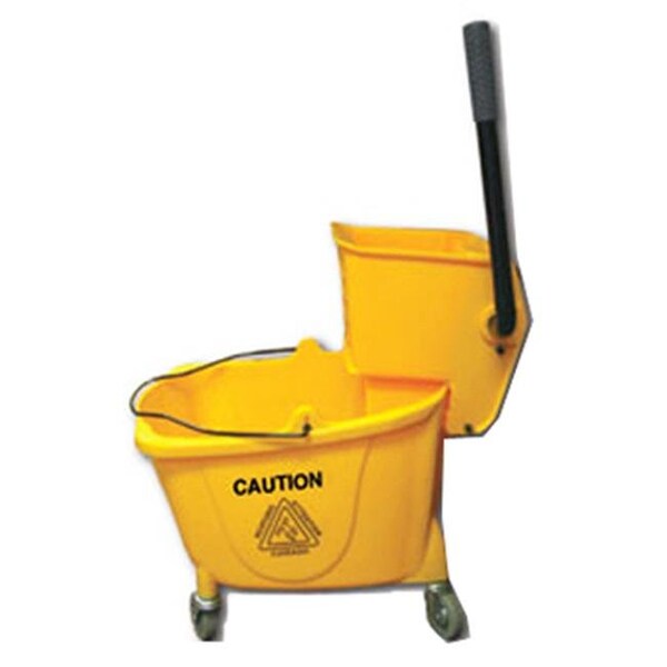 Combo de exprimidor lateral Value-Plus y cubeta de plástico de Impact Products Impact Products 7Y-2636-3Y 14 x 16 pulgadas - 35 cuartos - 162627