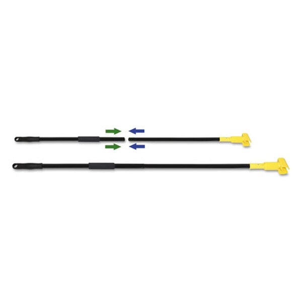 Mango de cambio rápido de metal y plástico de 2 piezas Pinpoint BWK con cabezal de mandíbula negro y amarillo - PI3759198