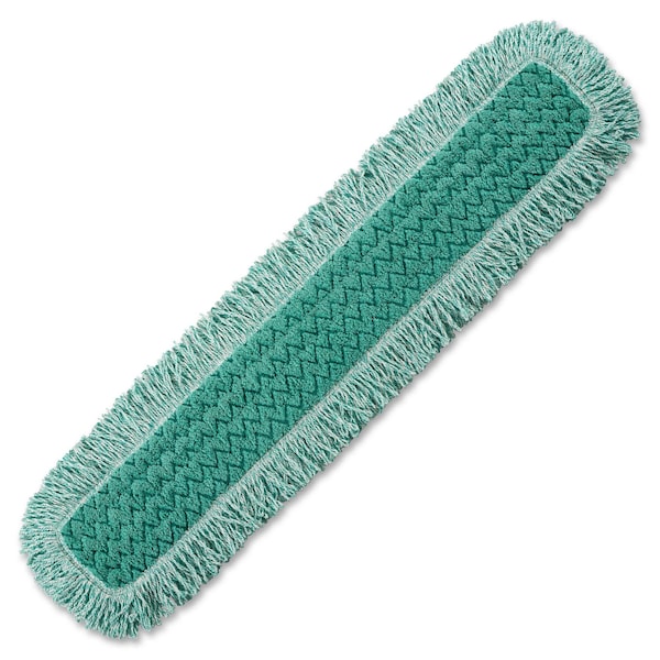 Mopa de Polvo Comercial Rubbermaid, Hygen, Microfibra, con Borlas, 36" Verde, Paquete de 6 - RCPQ438CT