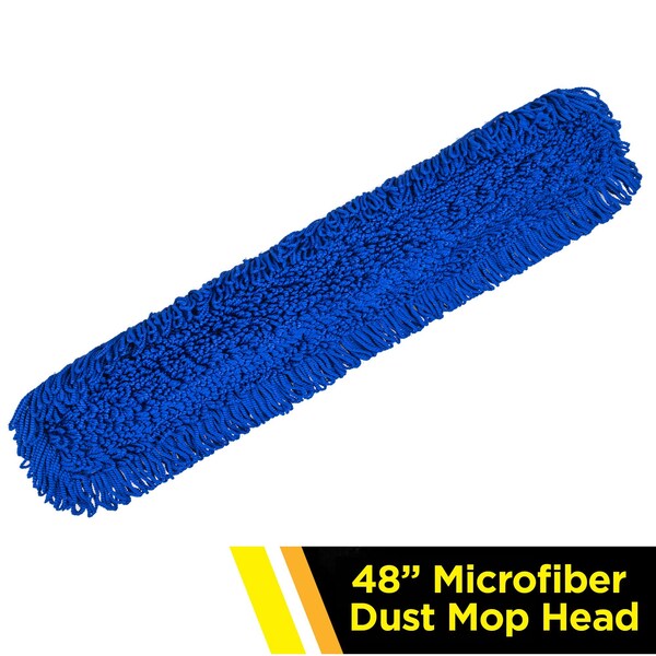 Cabezal de trapeador de polvo bucleado Gritt Commercial 48 Microfiber - GRI182-48-3PK-ZORO