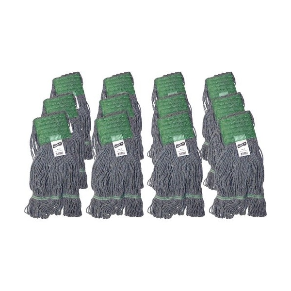 Trapo de trapeador Geniune Joe, CABEZA, EARTHMOP, MED, 12PK - GJO20116CT