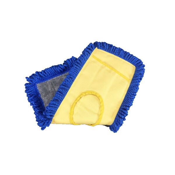 Trapos de Polvo con Flecos de Monarch Brands con Respaldo de Lona Amarilla - 18 pulgadas, paquete de 72 - M850018-CS