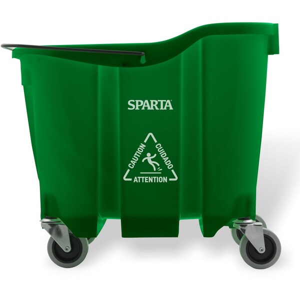 Cubeta para trapeador Carlisle Foodservice, solo la cubeta, 35qt, verde - 7690409