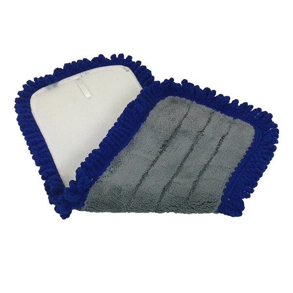 Trapos de polvo con flecos Monarch Brands con respaldo de gancho y lazo - 18 pulgadas, paquete de 96 - M840018-CS