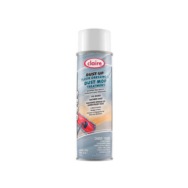 Tratamiento para trapeador de polvo Claire Dust Up, base de aceite, 20 oz, paquete de 12 - CL875