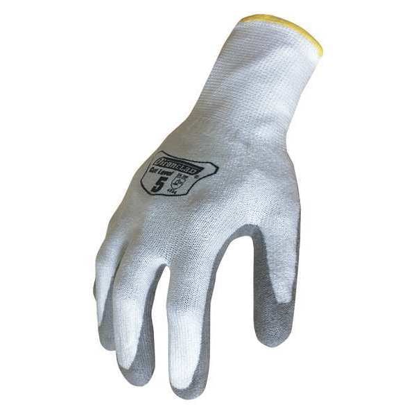 Guantes recubiertos resistentes al corte Ironclad Performance Wear, Nivel de corte A3, calibre 13, gris, XL - G-IKC5-BAS-05-XL.